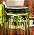 Conjunto com 4 copos em cristal verde. - Imagem 5