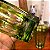 Conjunto com 4 copos em cristal verde. - Imagem 9