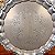 Exuberante bandeja em metal prateado. - Imagem 3