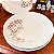 Conjunto com 4 pratos rasos em porcelana Schmidt. - Imagem 5