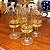 Conjunto com 4 antigas taças de licor em cristal. - Imagem 2