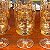 Conjunto de 6 elegantes taças para vinho em cristal. - Imagem 2