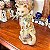 Escultura Gato em porcelana estilo craquelada. - Imagem 2