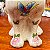 Escultura Gato em porcelana estilo craquelada. - Imagem 6