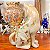 Escultura Gato em porcelana estilo craquelada. - Imagem 7