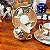 Par de elegantes xícaras de café decoração oriental - Imagem 2