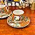 Par de elegantes xícaras de café decoração oriental - Imagem 5