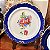 Par de pratos azul decorativos em Porcelana Real. - Imagem 3