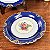 Par de pratos azul decorativos em Porcelana Real. - Imagem 4