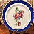 Par de pratos azul decorativos em Porcelana Real. - Imagem 5
