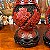 Par antigos vasos em cloisonne revestidos em laca cinnabar chinesa. - Imagem 6
