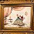 Antigo e pequeno quadro de parede - Imagem 6