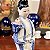 Escultura Gueixa em fina porcelana chinesa - Imagem 7