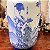Antigo vaso em porcelana branca opaca. - Imagem 5