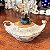 Antiga lamparina palmatória em porcelana. - Imagem 7