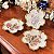 Conjunto com 3 antigos pratinhos de porcelana - Imagem 2