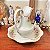 Gomil em porcelana com linda decoração floral. - Imagem 4