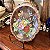 Antigo prato decorativo oriental em Cloisonné. - Imagem 2