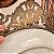 Prato decorativo em porcelana com moldura em metal. - Imagem 10