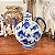 Grande bule decorativo em porcelana. - Imagem 1