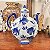 Grande bule decorativo em porcelana. - Imagem 3