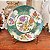 Prato decorativo em antiga porcelana. - Imagem 1