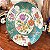 Prato decorativo em antiga porcelana. - Imagem 2