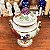 Potiche em porcelana flores e frutas. - Imagem 7