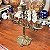 Candelabro antigo em bronze - Imagem 2