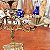 Candelabro antigo em bronze - Imagem 3