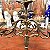 Candelabro antigo em bronze - Imagem 4
