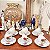 Conjunto xícaras para chá em porcelana Pozzani. - Imagem 2