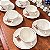 Conjunto xícaras para chá em porcelana Pozzani. - Imagem 5