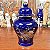 Potiche em porcelana japonesa azul cobalto - Imagem 2