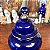 Potiche em porcelana japonesa azul cobalto - Imagem 4