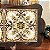 Bandeja madeira decorada com azulejos. - Imagem 2