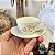 Conjunto xícaras de café em porcelana branca. - Imagem 6