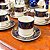 Conjunto com 6 xícaras em antiga porcelana inglesa. - Imagem 6