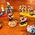 Conjunto escultórico de miniaturas em barro. - Imagem 4
