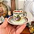 Conjunto com 4 xícaras "cafezinho" em antiguissima porcelana Mauá. - Imagem 7