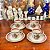 Conjunto com 4 xícaras "cafezinho" em antiguissima porcelana Mauá. - Imagem 1