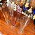 Conjunto com 6 antigas tulipas em cores variadas. - Imagem 4