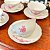 Conjunto com 4 xícaras de chá em porcelana Real. - Imagem 3