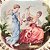 Deslumbrante prato decorativo em porcelana Schmidt. - Imagem 9