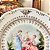 Deslumbrante prato decorativo em porcelana Schmidt. - Imagem 6