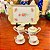 Elegante mini conjunto em porcelana. - Imagem 4