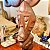 Escultura entalhada em madeira nobre africana. - Imagem 5