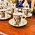 Conjunto com 6 xícaras de café em porcelana. - Imagem 3