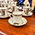 Conjunto com 6 xícaras de café em porcelana. - Imagem 4