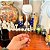 Conjunto com 4 taças flute mais vaso de apoio. - Imagem 8